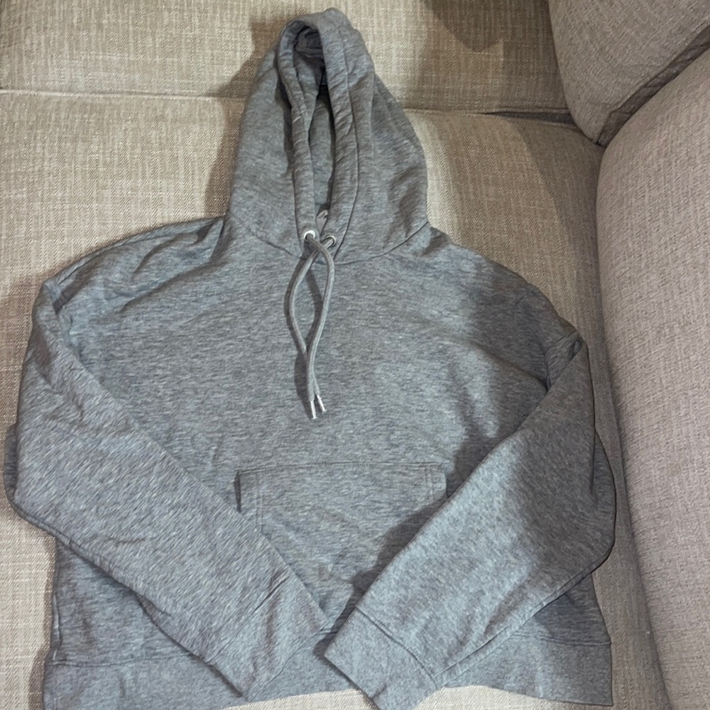 H&M Grey Oversized Hoodie Sweatshirt